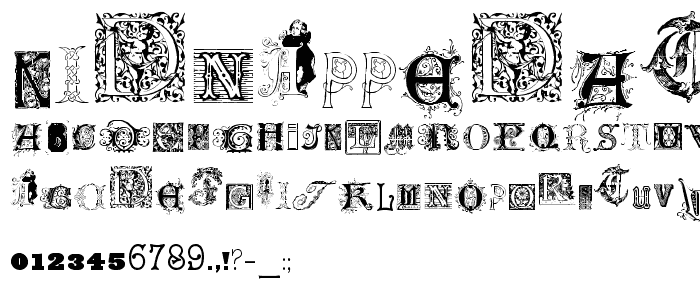 Kidnapped At Old Times Free Two font